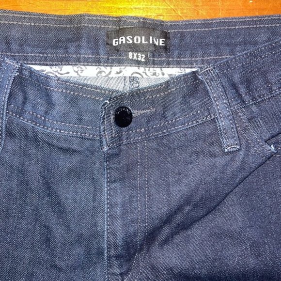 Gasoline Straight Leg Mid Rise Jeans - Picture 10 of 12